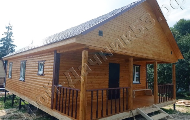 2 Брусовой дом ОД-25 12×7.5, 90 м², Московская область, Деревня Лиды (3)